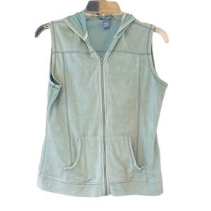 Horny Toad Velour Vest Hoodie